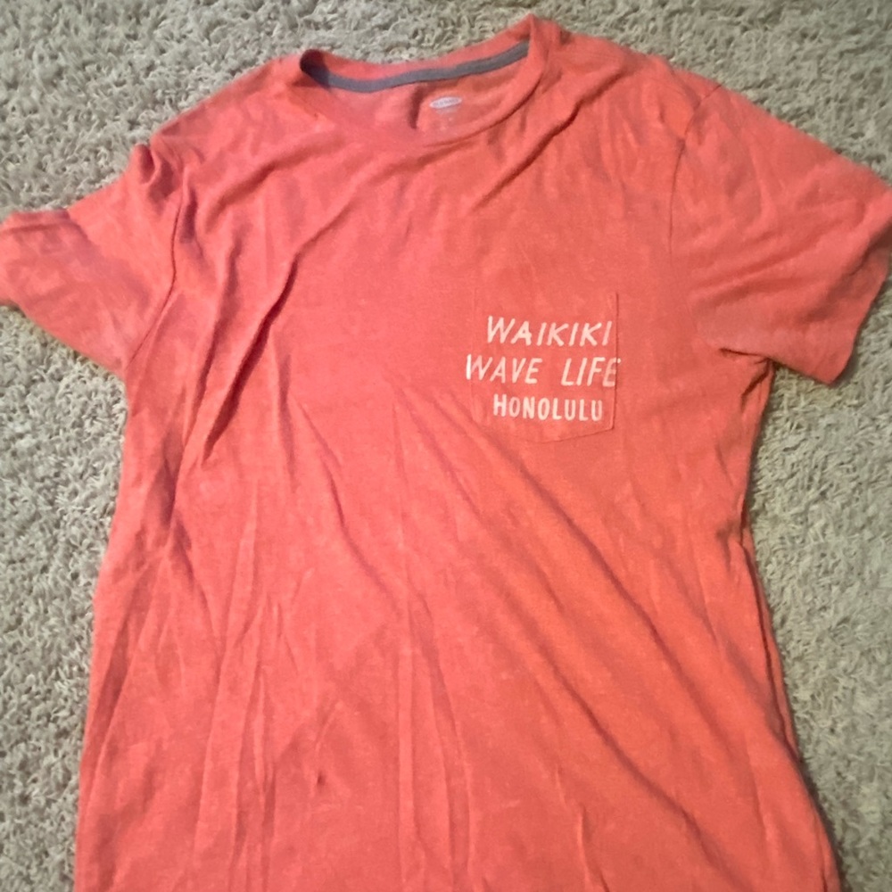 Coral shirt